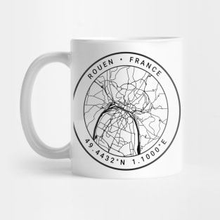 Rouen Map Mug